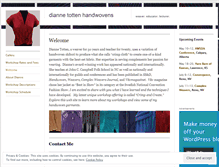 Tablet Screenshot of diannetottenhandwovens.com